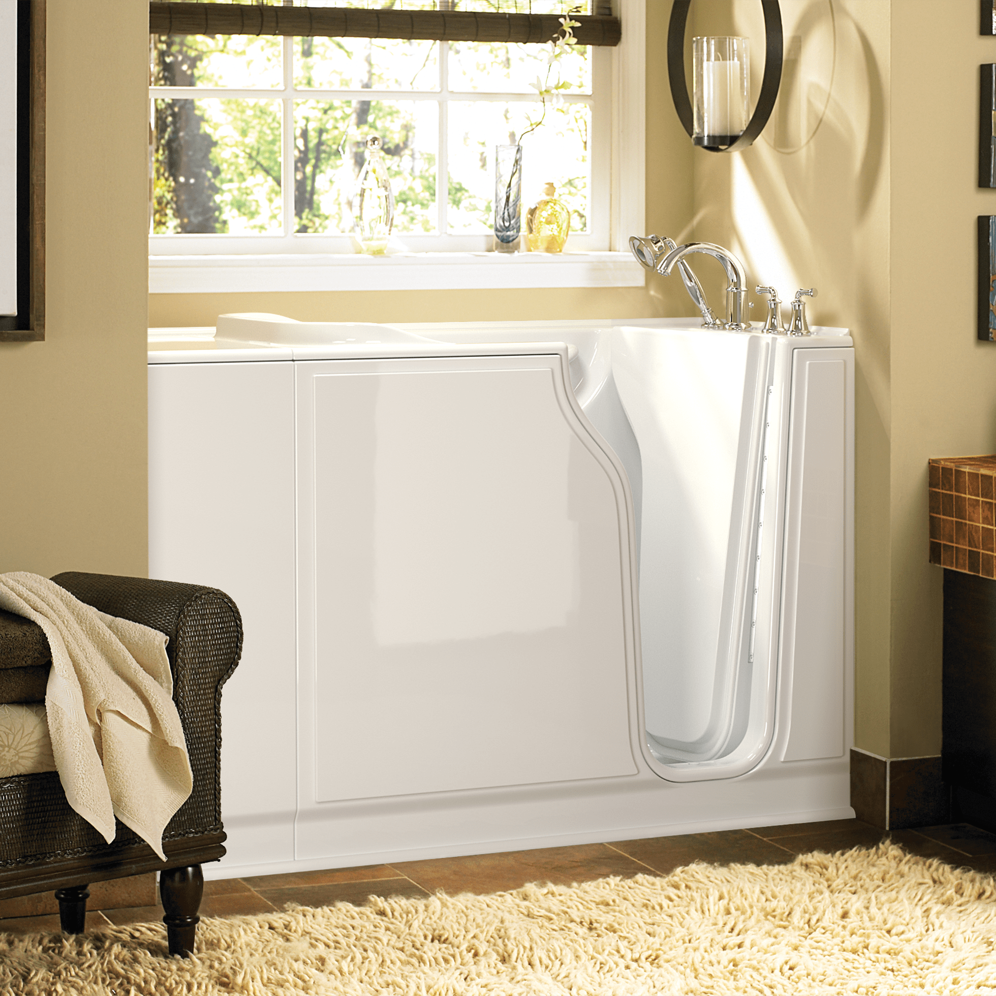Gelcoat Value Series 30x52 Inch Soaking WalkIn Bathtub Right Hand